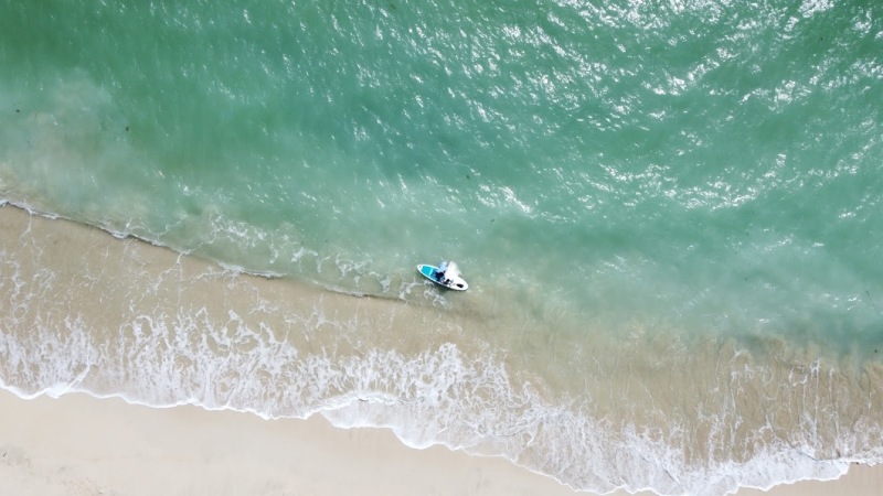 ドローン撮影でダイナミックな映像も！