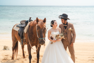 琉球エンターテイメント(琉球ウェディング・studioCASA)_オーダーメイドプラン・ドローン/動画/サンセット