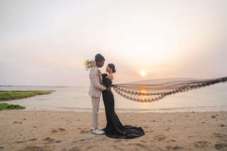 琉球エンターテイメント(琉球ウェディング・studioCASA)_オーダーメイドプラン・ドローン/動画/サンセット