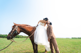 琉球エンターテイメント(琉球ウェディング・studioCASA)_オーダーメイドプラン・ドローン/動画/サンセット