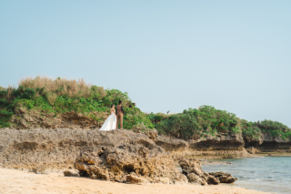 琉球エンターテイメント(琉球ウェディング・studioCASA)_オーダーメイドプラン・ドローン/動画/サンセット