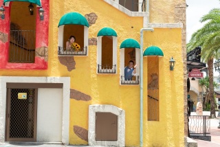 アメリカンビレッジでのロケーション撮影