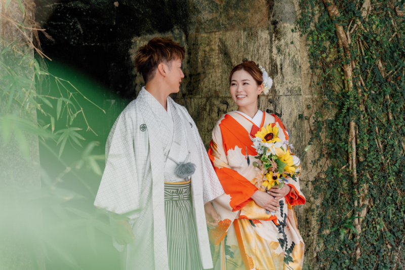 ロケにも映える華やかな和装
