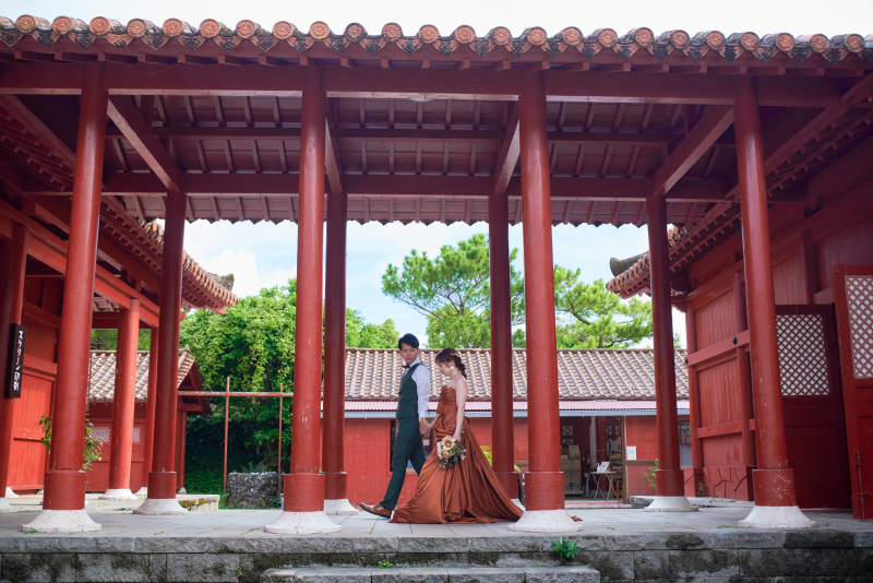 琉球エンターテイメント(琉球ウェディング・studioCASA)_人気スポットで撮影できる