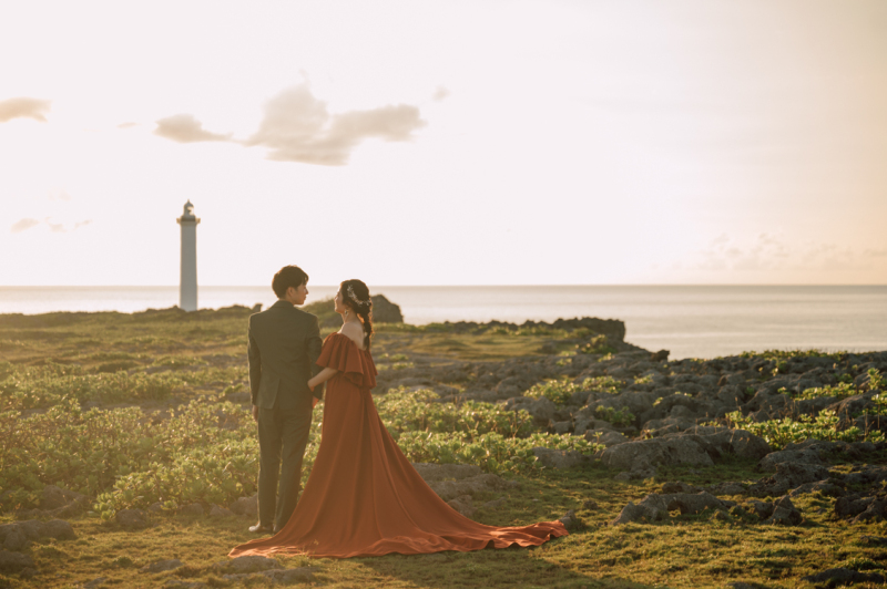 琉球エンターテイメント(琉球ウェディング・studioCASA)_海で撮影できる