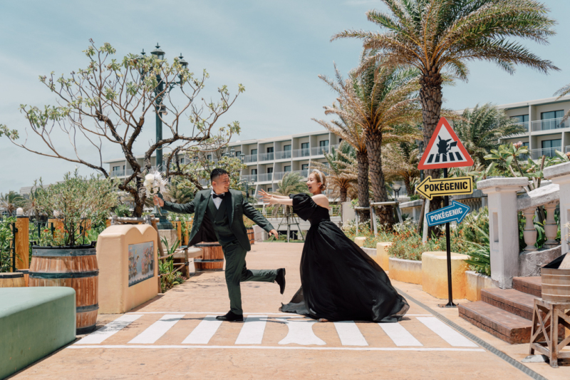 琉球エンターテイメント(琉球ウェディング・studioCASA)_人気スポットで撮影できる