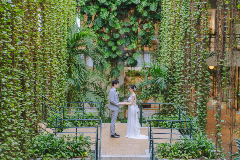 ⭐︎チャペルウェディング+ビーチプラン【海が見えるチャペル&ビーチフォト】衣装+ヘアメイク+200カット♪