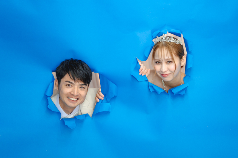 【NEW】洋装スタジオプラン|天候を気にせず叶う♪衣装2着&データ付!暑い時期でも安心プラン♡