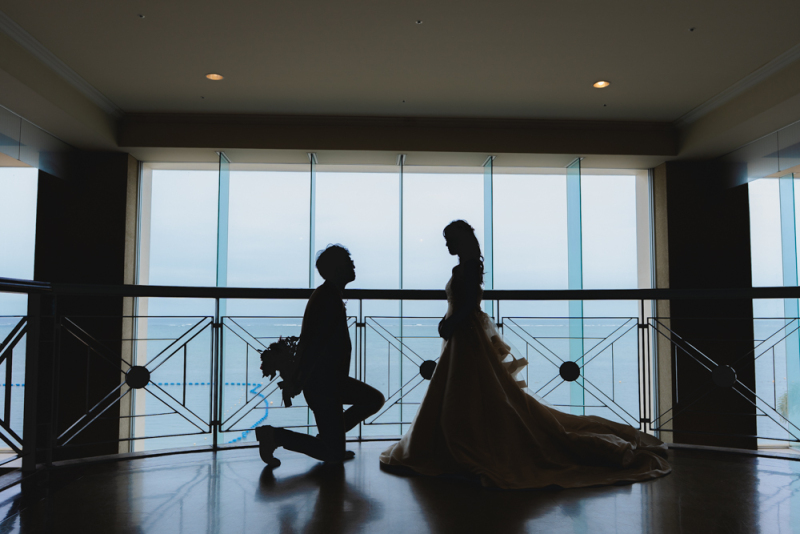 NEWキャンペーン⭐︎恩納村チャペル+ビーチ200カットプラン【海のそばチャペル＆ビーチフォト】衣装＋ヘアメイク＋アテンド込み！