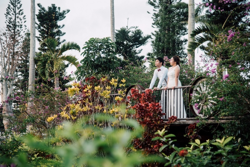 ★衣装すべて一律料金★【ビーチ&ガーデン】東南植物楽園プラン★沖縄の南国感あふれる広大な植物園での撮影♪