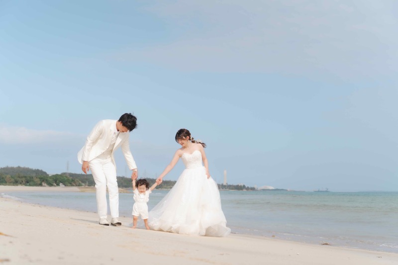 衣装アップ料金・土日UP一切なし❤️シンプルビーチ1ロケ❤️迷ったらこれで決まり♪基本のセットコミコミ♪手ぶら来店でOK!