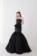 Roserosa 韓国ブラックドレス RKB-CD011