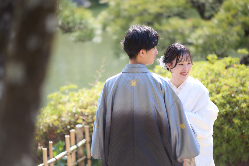 お二人の日常を切り取ったような一枚に