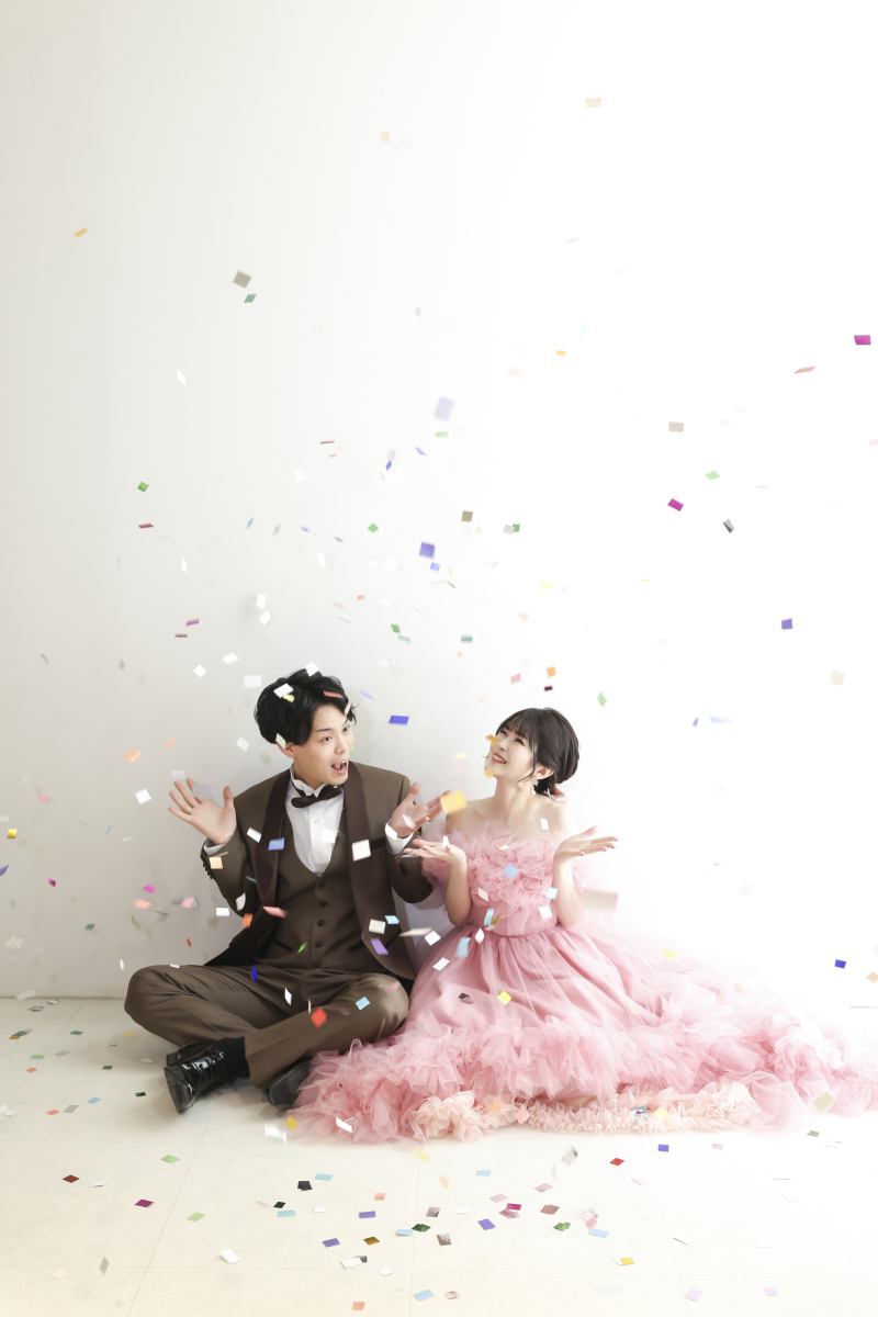 最後はコンフェッティショット