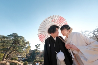 【ロケ】相楽園和装ロケ☆