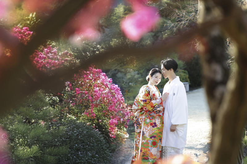 スタジオエミュ_庭園で撮影できる