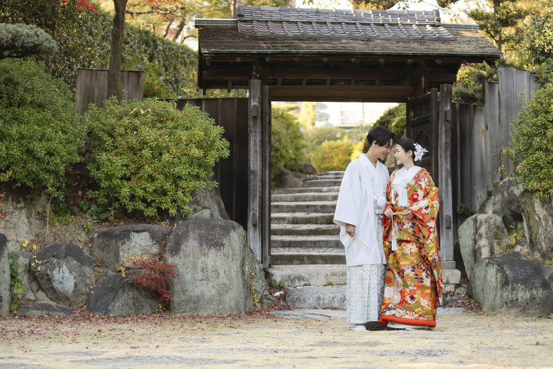 歴史と自然が調和する日本庭園で