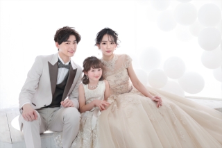 お子様と一緒に撮影