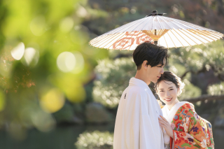 【相楽園＋神戸旧居留地】衣装2着＋ロケ2箇所｜白無垢or打掛＋各種ドレスの組合せ自由｜全カットプレミアムレタッチ付き♪