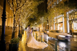 【早期予約受付中】洋装1着　イルミネーションロケ＆スタジオ撮影プラン（試着回数無制限＆プレミアムレタッチ付）