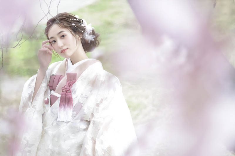 【季節限定】桜ロケプラン｜和装1着　ロケ&スタジオ撮影（試着回数無制限＆プレミアムレタッチ付）
