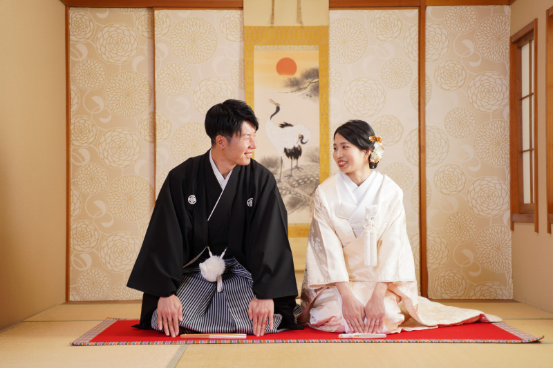 お座りショット