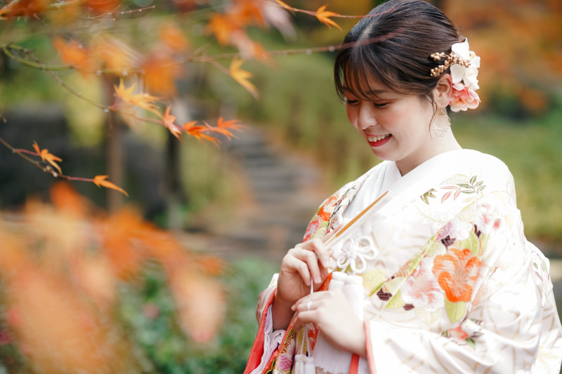 新婦ソロショット