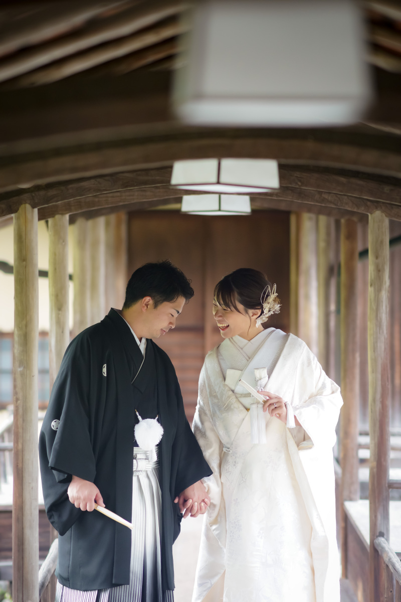 長い渡り廊下でも！