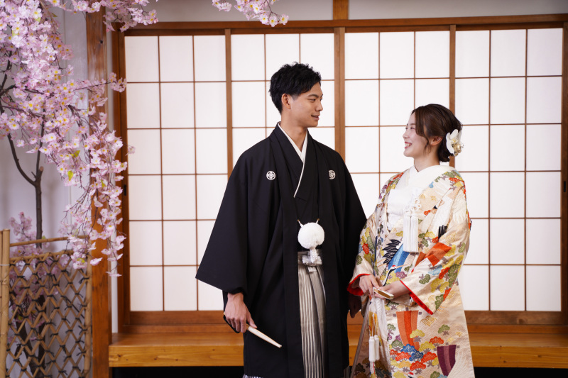 お互いのお顔を見て...自然と笑顔が溢れますね