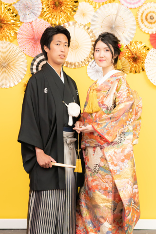 前撮り当店で人気は和装です。