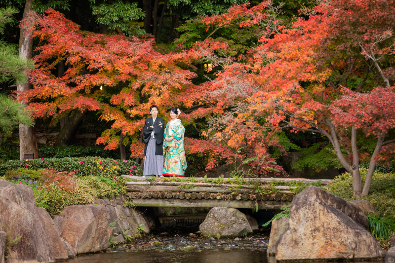 橋の上