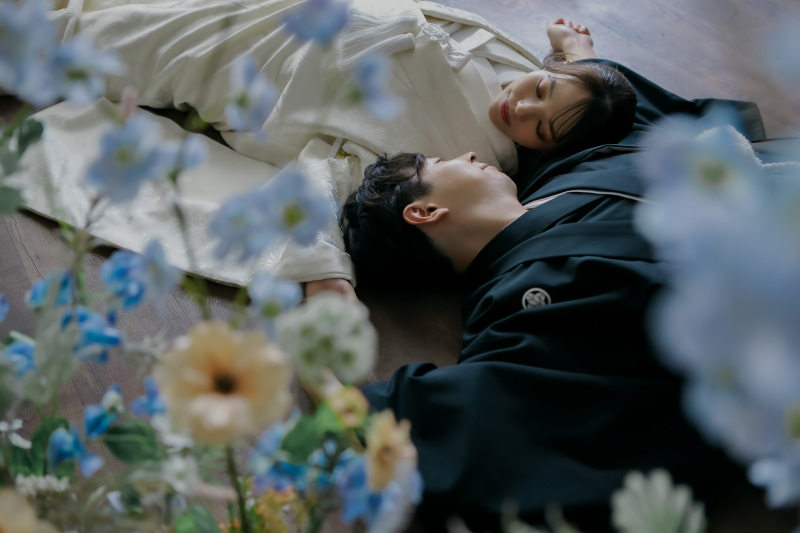 寝転がりフォト