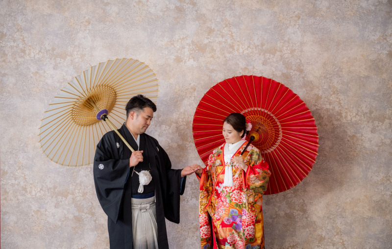 ウエディング専用のスタジオ完備