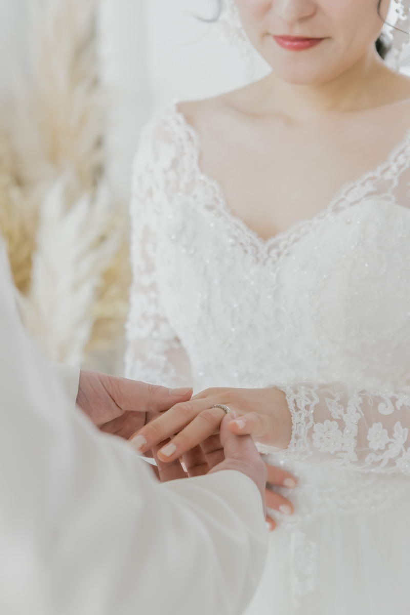 指輪交換シーン