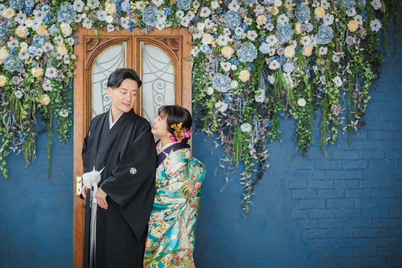 見つめ合いショット