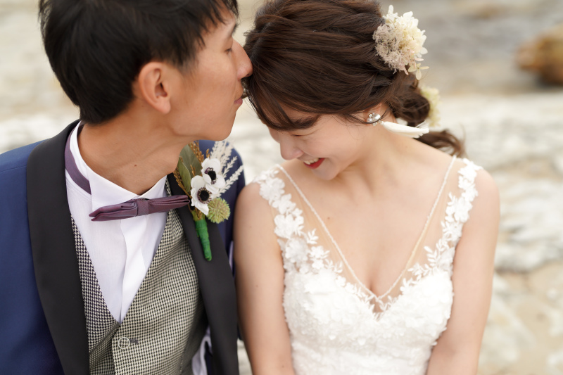 1日で海・和装と洋装で庭園