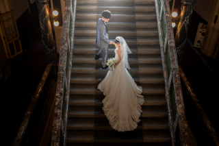 お二人らしい前撮り撮影を