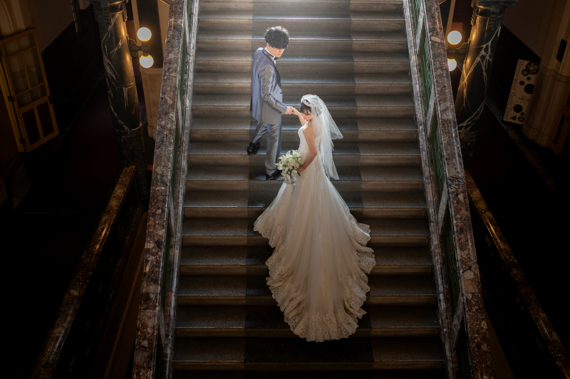 お二人らしい前撮り撮影を