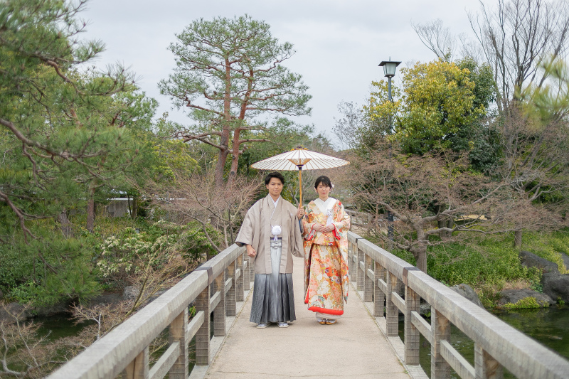 橋の上