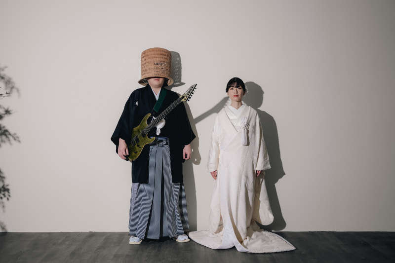 虚無僧ギタリスト