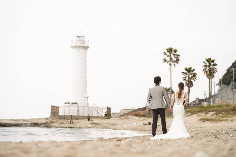 前撮りで海はとても支持されるロケーション