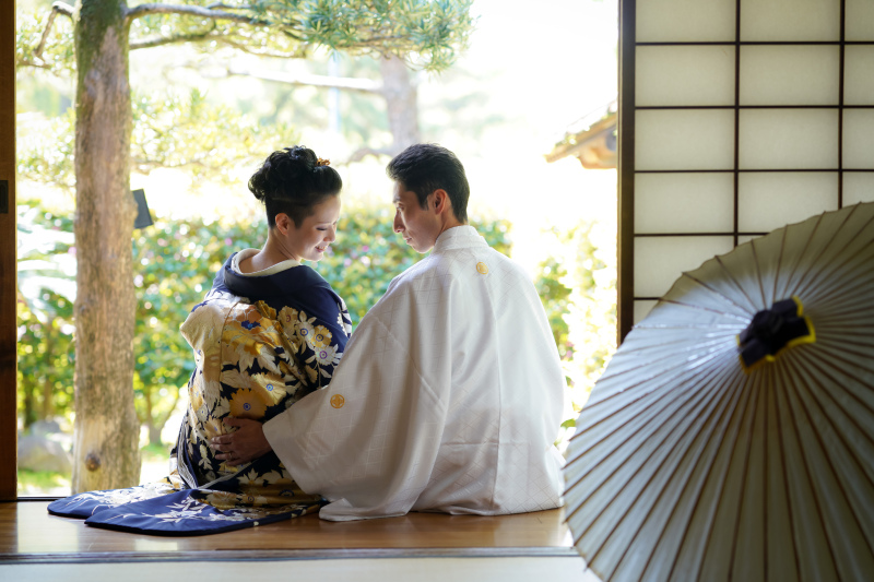 お茶室縁側