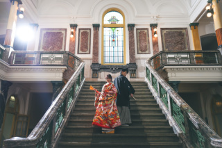 色打掛で名古屋市政資料館でウエディング撮影をしました