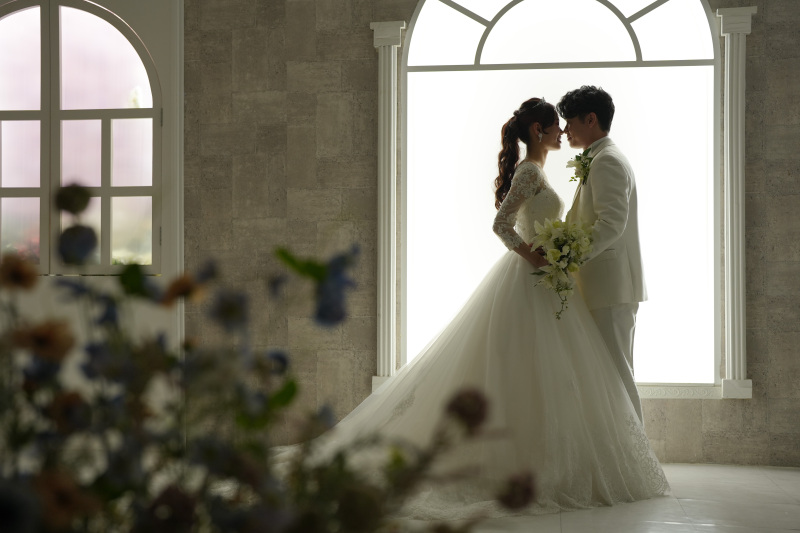 ウェディングドレスでの撮影