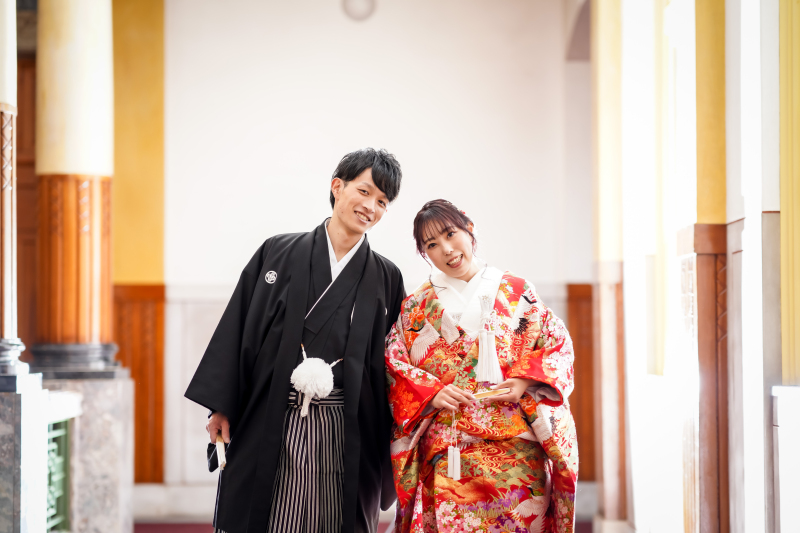 場所を移動して仲良しのお二人を撮影しました。