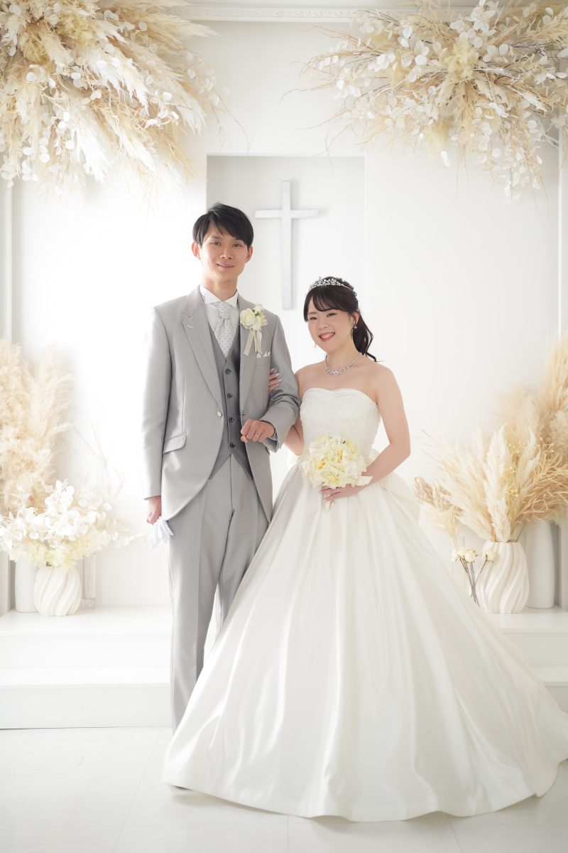 ウェディングドレスでの撮影