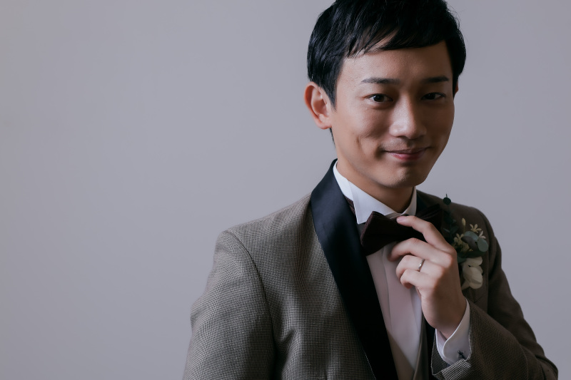 ご新郎様ソロショット