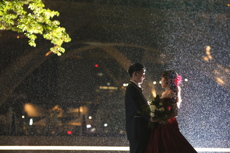 雨を好奇に人とは違う写真