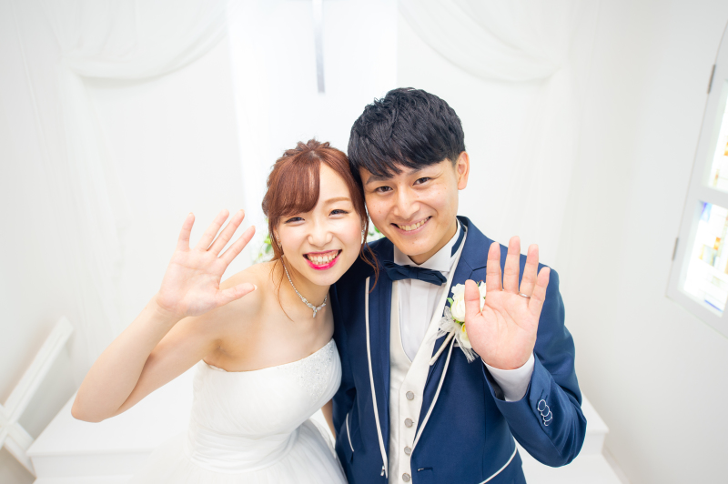 色打掛とウエディングドレスで撮影しました。