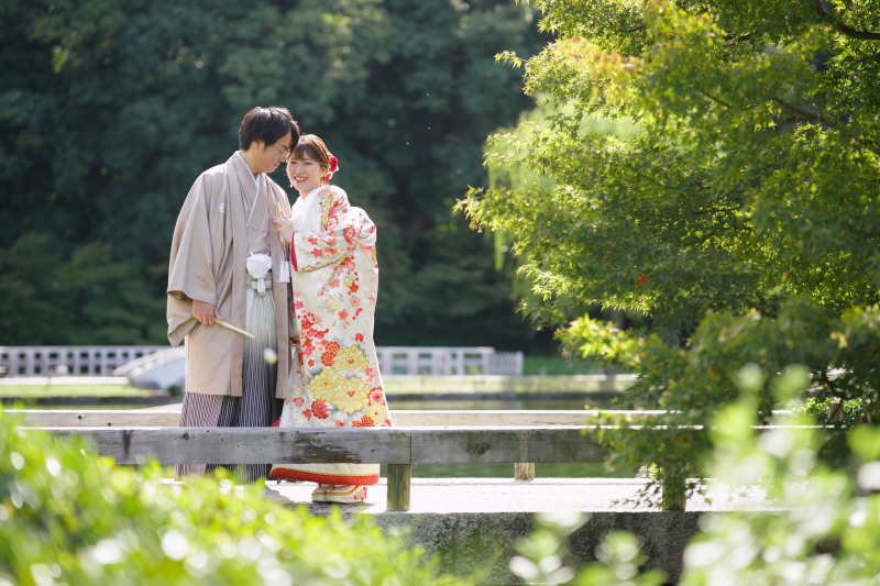 晴天の中での撮影！